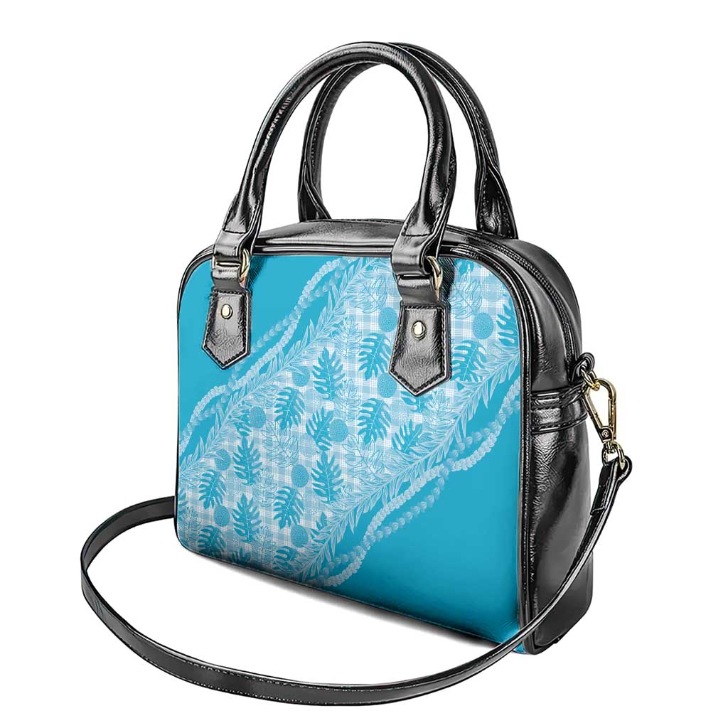 Hawaii Breadfruit Palaka Shoulder Handbag Polu Maile Lei - Polynesian Pride