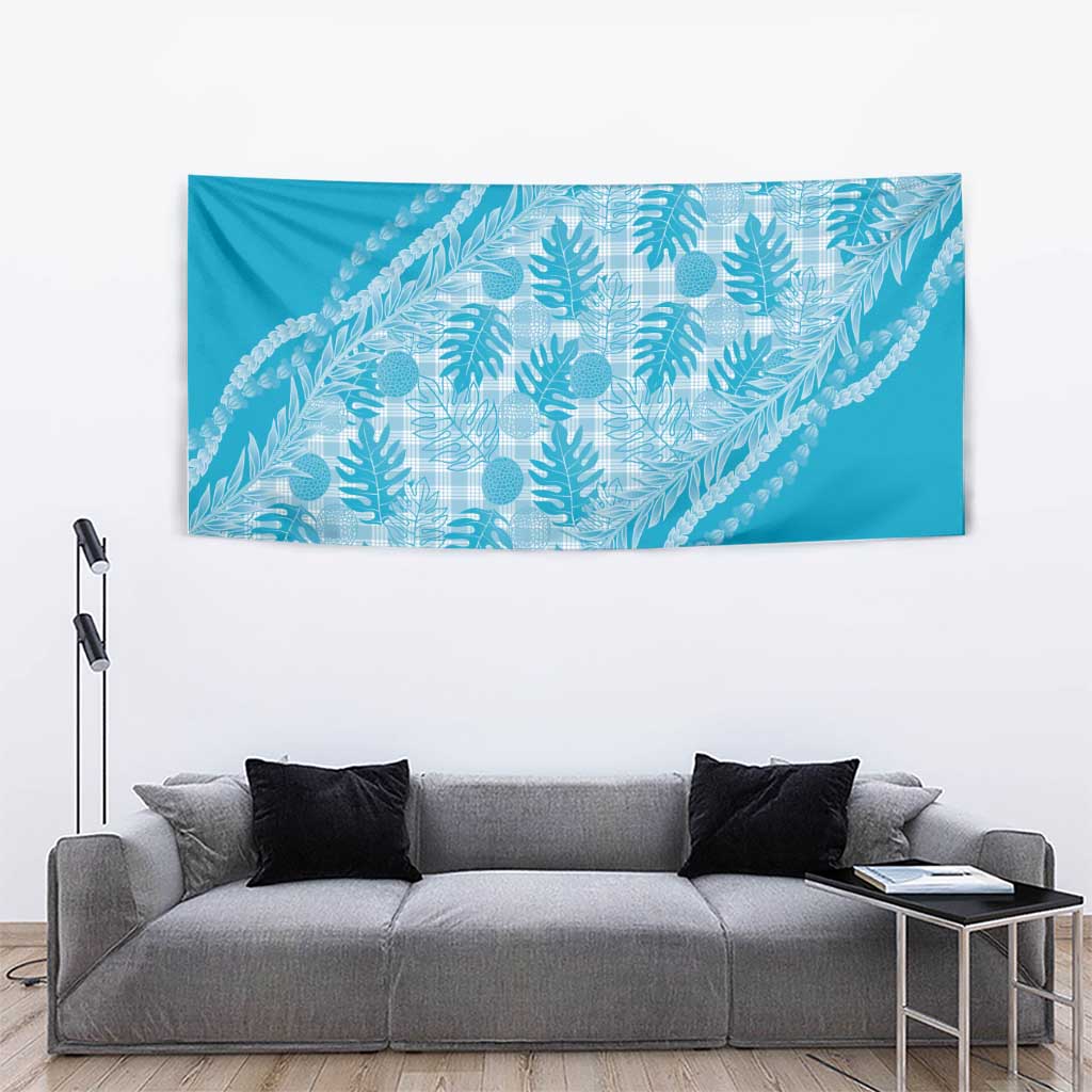 Hawaii Breadfruit Palaka Tapestry Polu Maile Lei - Polynesian Pride