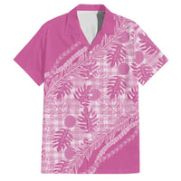 Hawaii Breadfruit Palaka Family Matching Long Sleeve Bodycon Dress and Hawaiian Shirt Omaomao Ulaula Maile Lei - Polynesian Pride