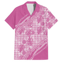 Hawaii Breadfruit Palaka Hawaiian Shirt Omaomao Ulaula Maile Lei - Polynesian Pride