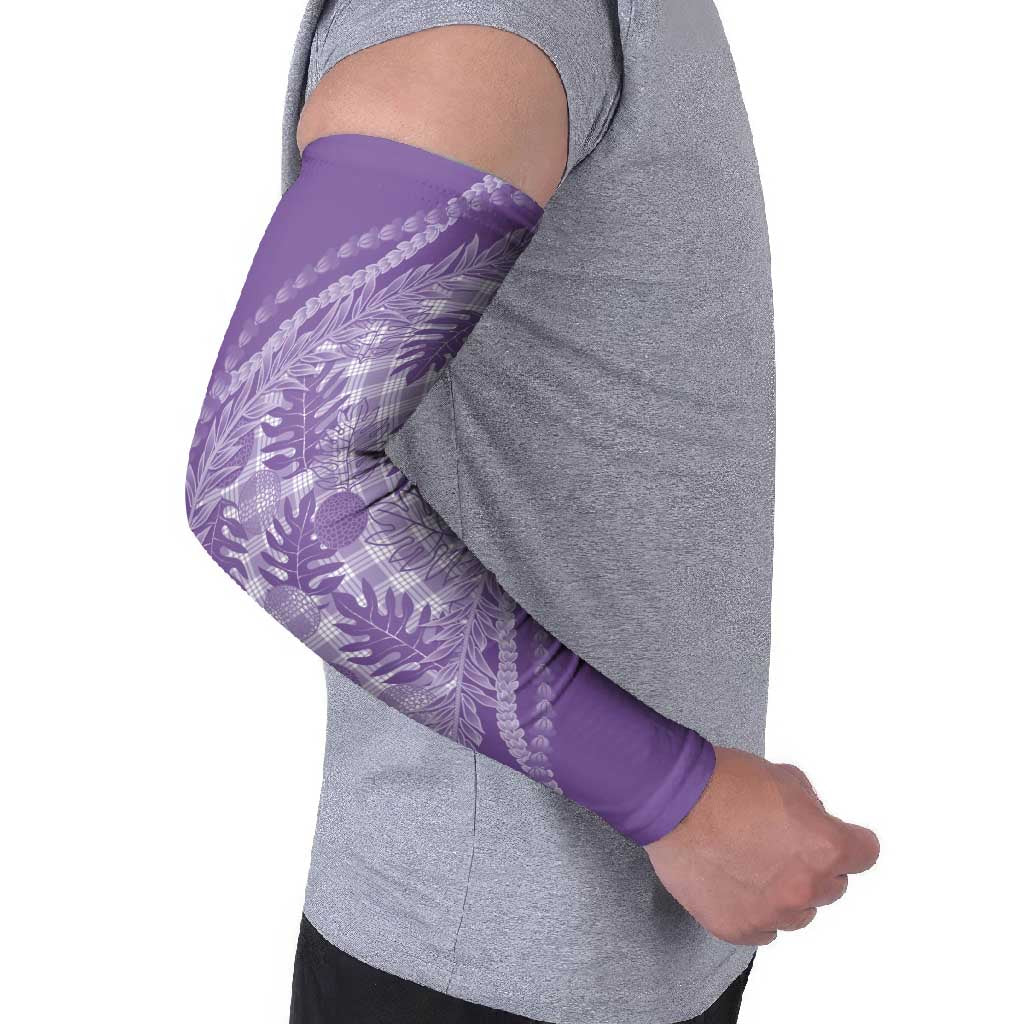 Hawaii Breadfruit Palaka Arm Sleeves Poni Maile Lei - Polynesian Pride