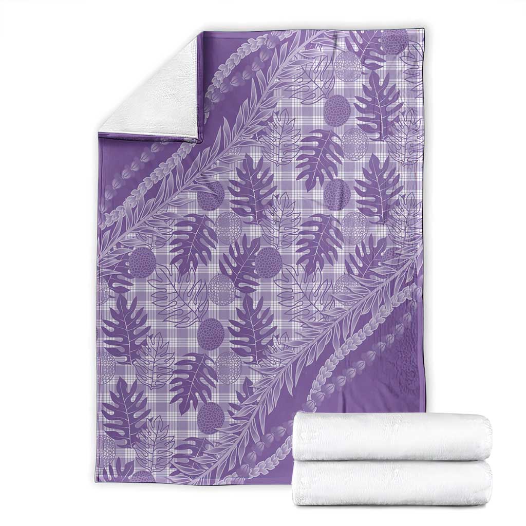 Hawaii Breadfruit Palaka Blanket Poni Maile Lei - Polynesian Pride