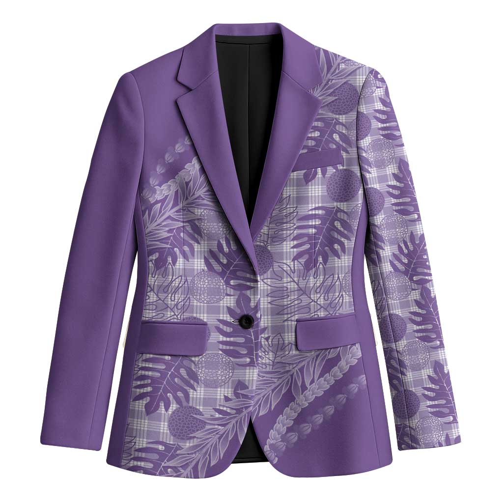 Hawaii Breadfruit Palaka Blazer Poni Maile Lei - Polynesian Pride