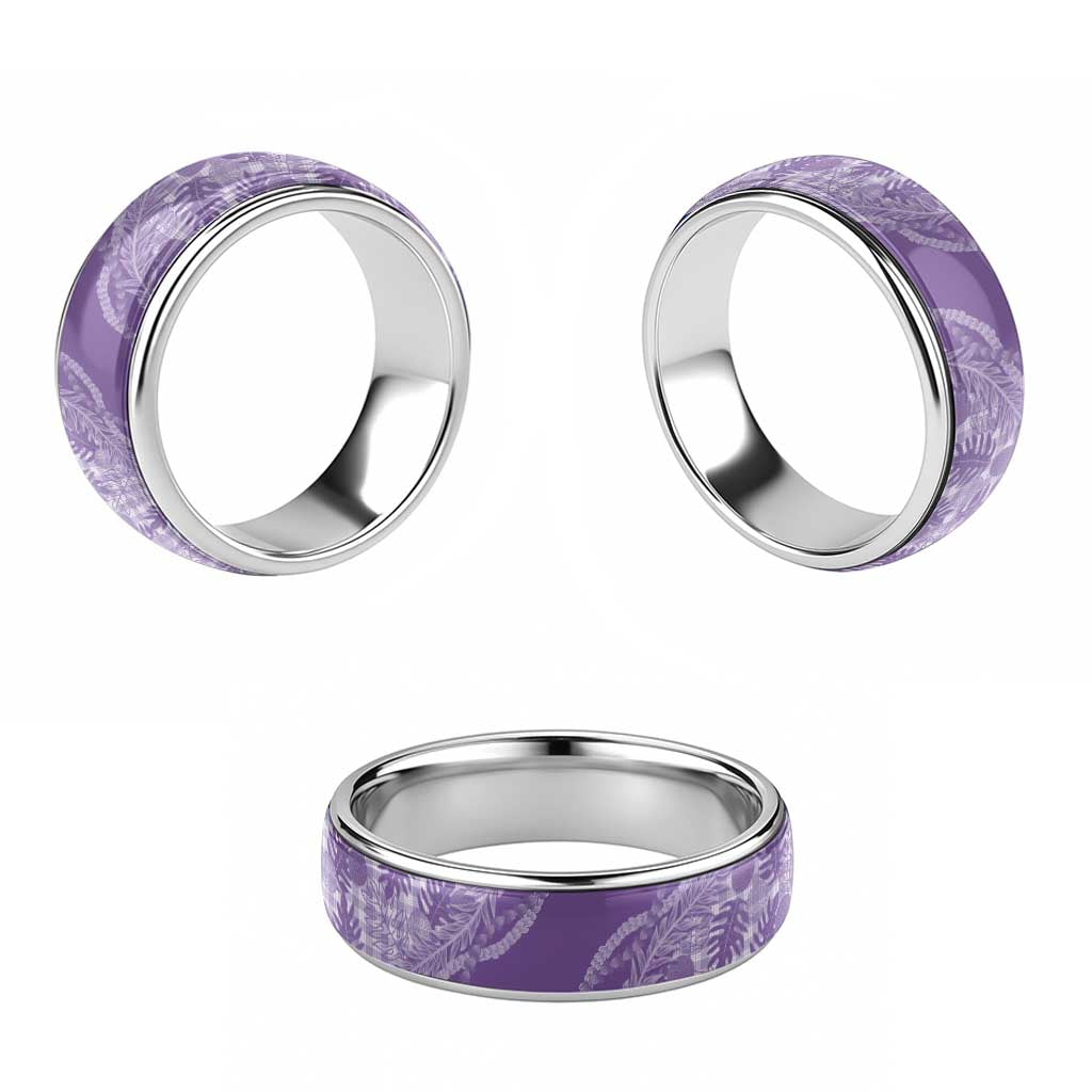 Hawaii Breadfruit Palaka Classic Ring Poni Maile Lei - Polynesian Pride