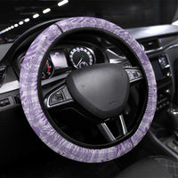 Hawaii Breadfruit Palaka Steering Wheel Cover Poni Maile Lei - Polynesian Pride