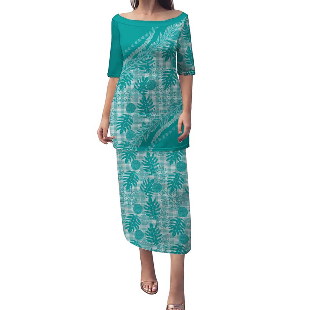 Hawaii Breadfruit Palaka Puletasi Polu Opal Maile Lei - Polynesian Pride