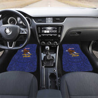 American Samoa Heart Tribal Personalized Car Mats Polynesian Patterns