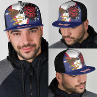 American Samoa Heart Tribal Personalized Mesh Trucker Cap Polynesian Patterns