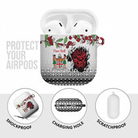 Fiji Heart Tribal Personalised AirPods Case Polynesian Patterns