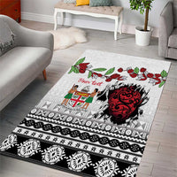 Fiji Heart Tribal Personalised Area Rug Polynesian Patterns