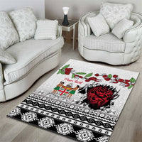 Fiji Heart Tribal Personalised Area Rug Polynesian Patterns