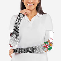 Fiji Heart Tribal Personalised Arm Sleeves Polynesian Patterns