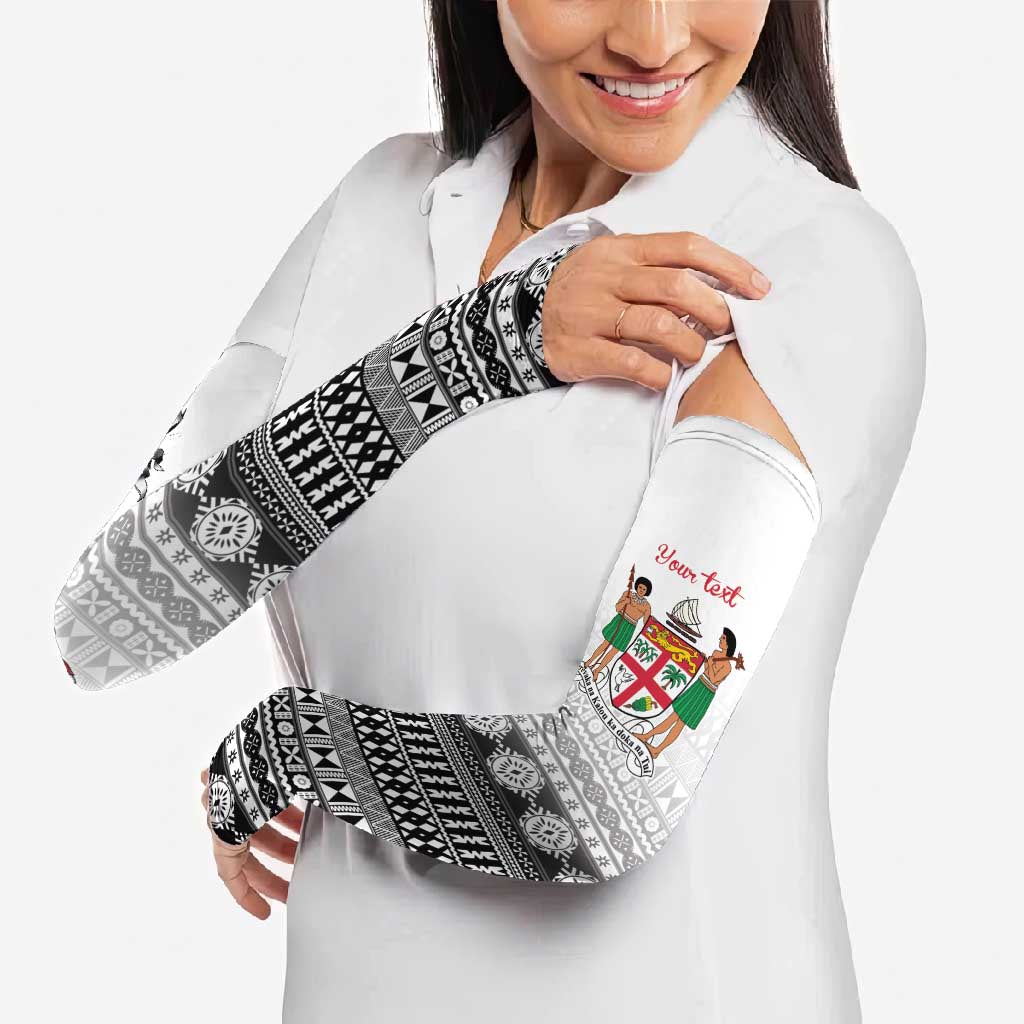 Fiji Heart Tribal Personalised Arm Sleeves Polynesian Patterns