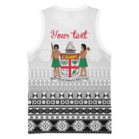 Fiji Heart Tribal Personalised Basketball Jersey Polynesian Patterns