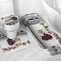 Fiji Heart Tribal Personalised Bathroom Set Polynesian Patterns
