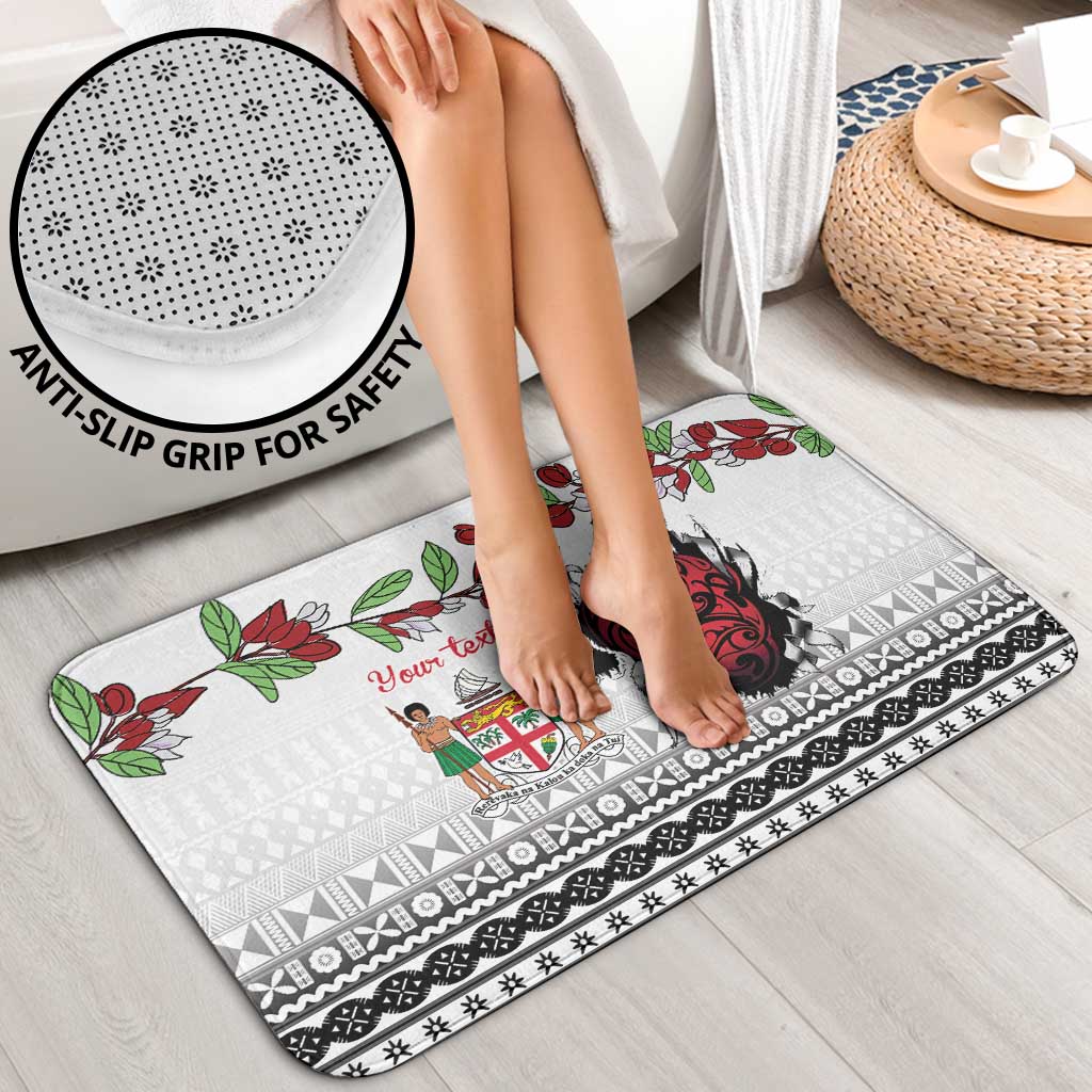 Fiji Heart Tribal Personalised Bathroom Set Polynesian Patterns