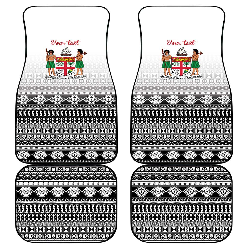 Fiji Heart Tribal Personalised Car Mats Polynesian Patterns