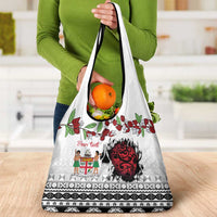 Fiji Heart Tribal Personalised Grocery Bag Polynesian Patterns