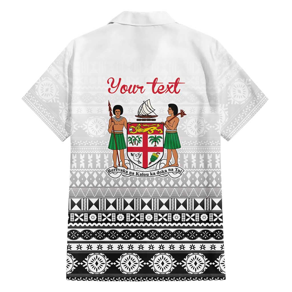 Fiji Heart Tribal Personalised Hawaiian Shirt Polynesian Patterns