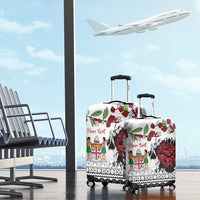 Fiji Heart Tribal Personalised Luggage Cover Polynesian Patterns
