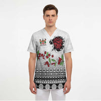Fiji Heart Tribal Personalised Scrub Top Polynesian Patterns