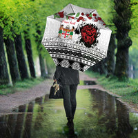 Fiji Heart Tribal Personalised Umbrella Polynesian Patterns