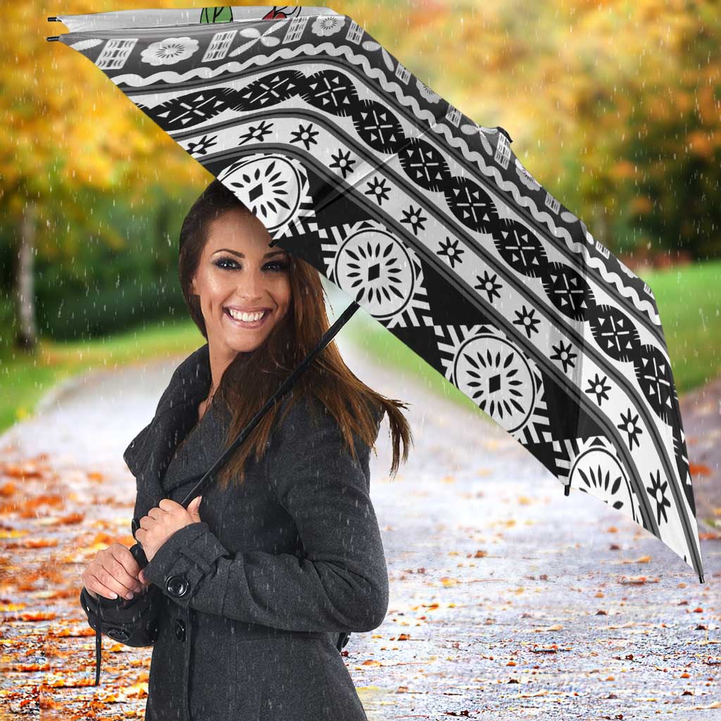 Fiji Heart Tribal Personalised Umbrella Polynesian Patterns