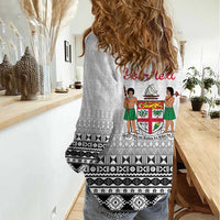 Fiji Heart Tribal Personalised Women Casual Shirt Polynesian Patterns