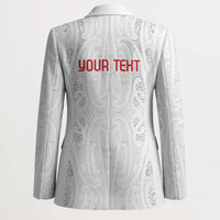 New Zealand Maori Heart Tribal Personalised Blazer Polynesian Patterns
