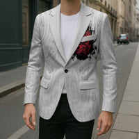 New Zealand Maori Heart Tribal Personalised Blazer Polynesian Patterns