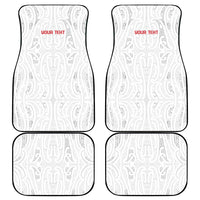 New Zealand Maori Heart Tribal Personalised Car Mats Polynesian Patterns