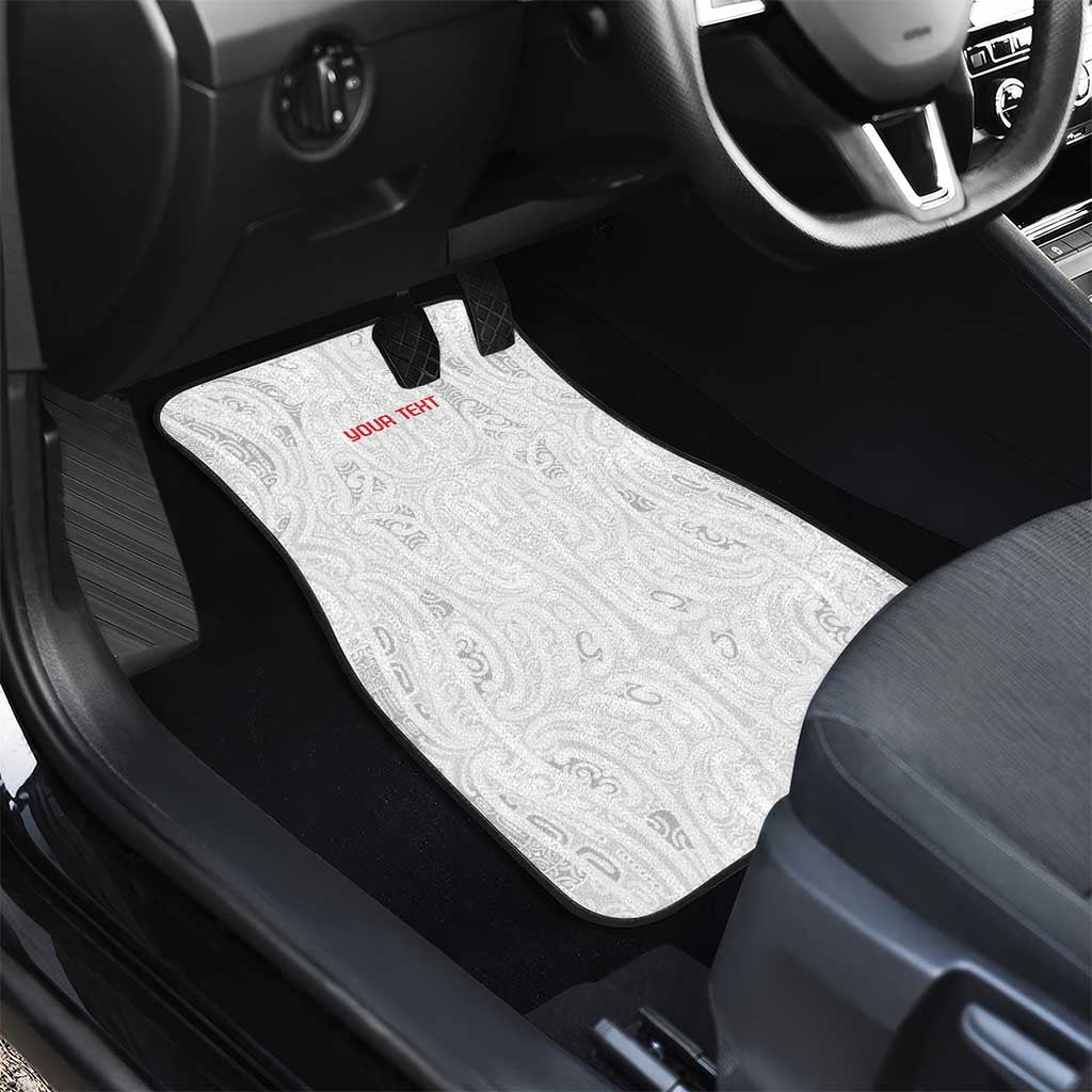 New Zealand Maori Heart Tribal Personalised Car Mats Polynesian Patterns