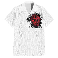 New Zealand Maori Heart Tribal Personalised Family Matching Long Sleeve Bodycon Dress and Hawaiian Shirt Polynesian Patterns