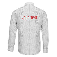 New Zealand Maori Heart Tribal Personalised Family Matching Long Sleeve Bodycon Dress and Hawaiian Shirt Polynesian Patterns