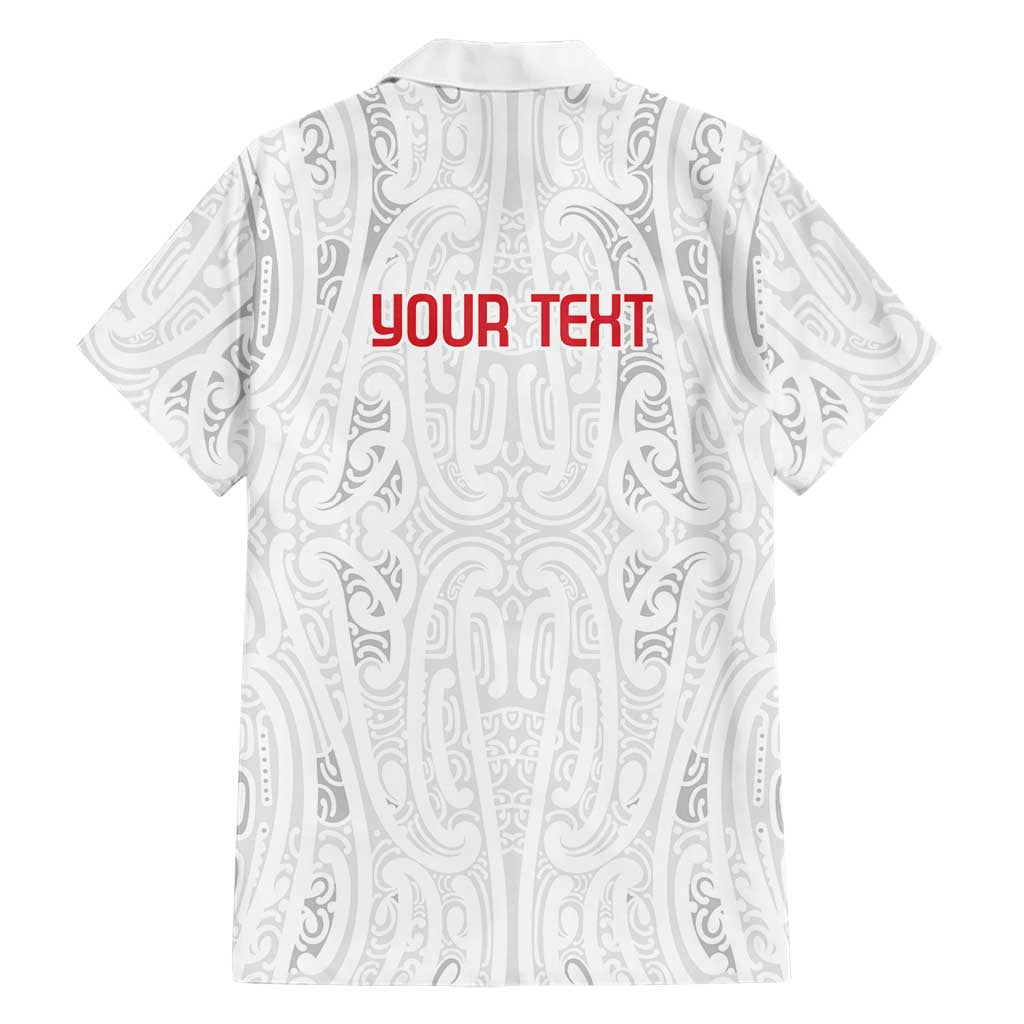 New Zealand Maori Heart Tribal Personalised Family Matching Puletasi and Hawaiian Shirt Polynesian Patterns
