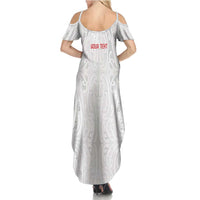 New Zealand Maori Heart Tribal Personalised Family Matching Summer Maxi Dress and Hawaiian Shirt Polynesian Patterns