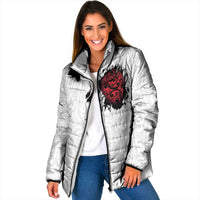 New Zealand Maori Heart Tribal Personalised Padded Jacket Polynesian Patterns