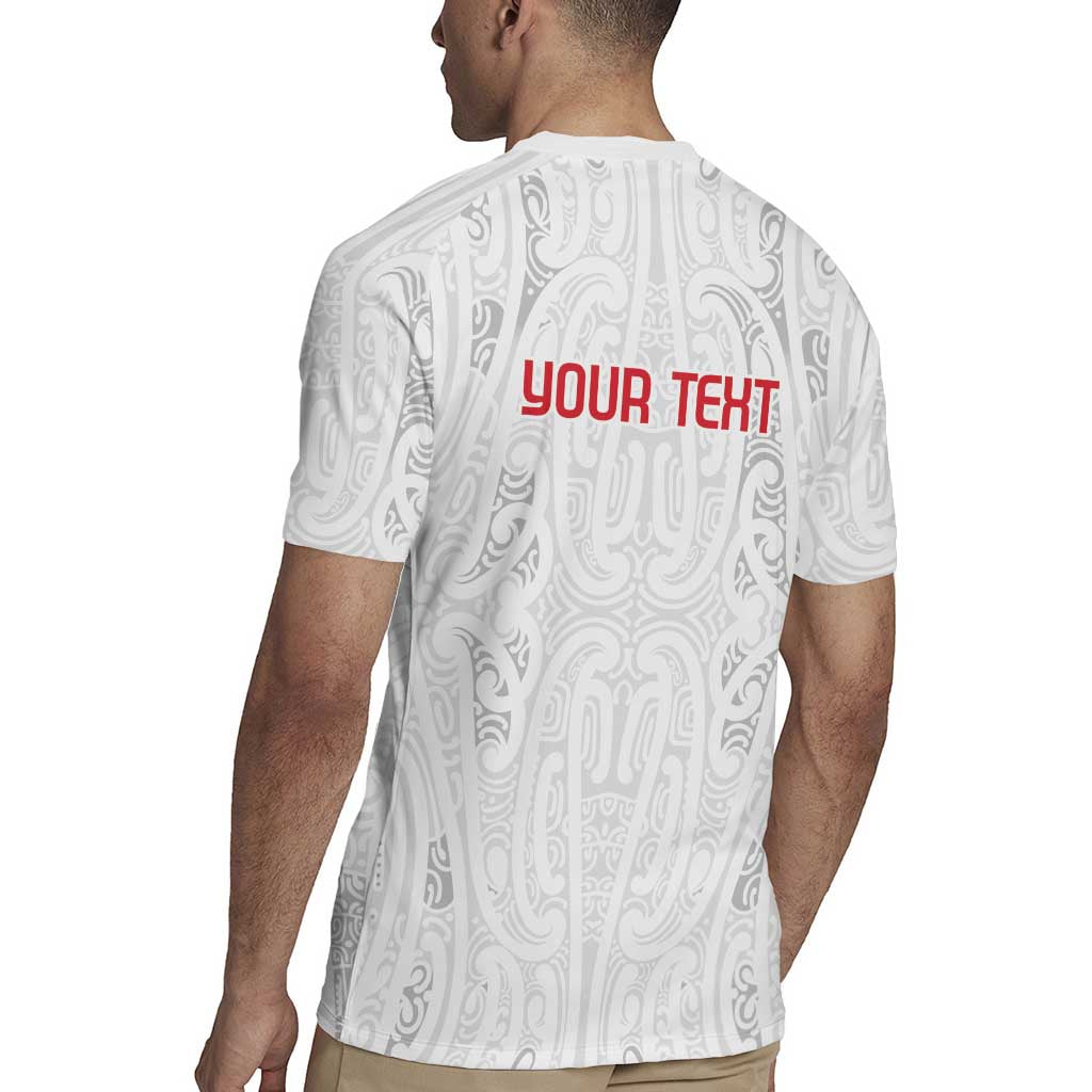 New Zealand Maori Heart Tribal Personalised Rugby Jersey Polynesian Patterns LT9 - Polynesian Pride