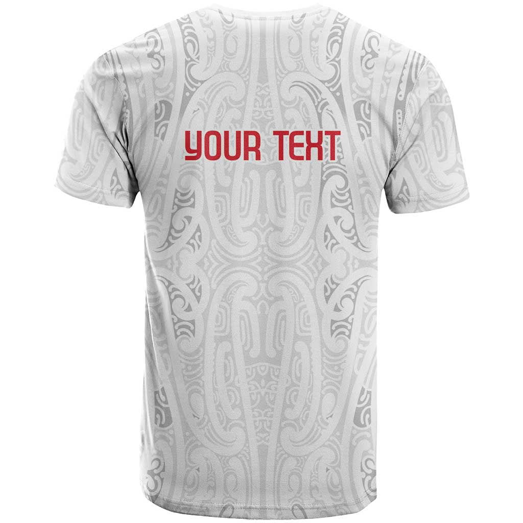New Zealand Maori Heart Tribal Personalised T Shirt Polynesian Patterns