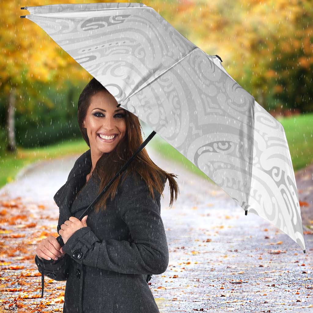 New Zealand Maori Heart Tribal Personalised Umbrella Polynesian Patterns