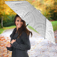 New Zealand Maori Heart Tribal Personalised Umbrella Polynesian Patterns