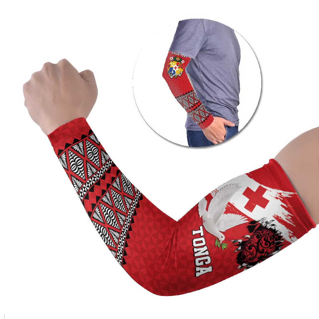 Tonga Heart Tribal Personalised Arm Sleeves Polynesian Patterns