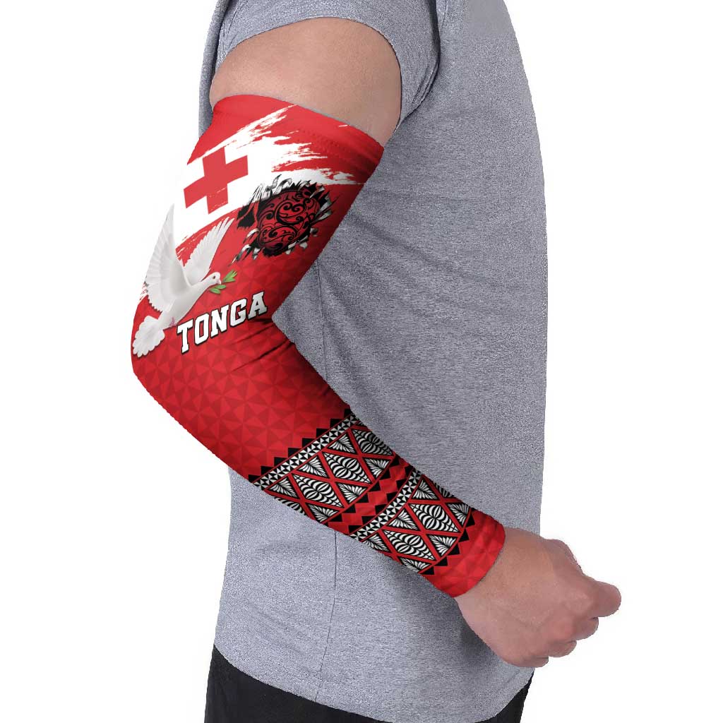 Tonga Heart Tribal Personalised Arm Sleeves Polynesian Patterns