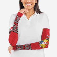 Tonga Heart Tribal Personalised Arm Sleeves Polynesian Patterns