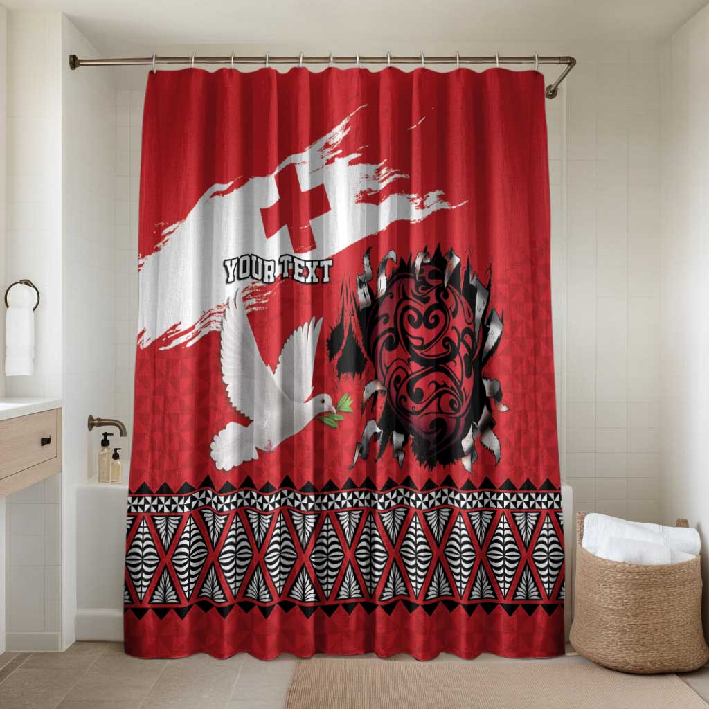 Tonga Heart Tribal Personalised Bathroom Set Polynesian Patterns