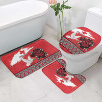 Tonga Heart Tribal Personalised Bathroom Set Polynesian Patterns