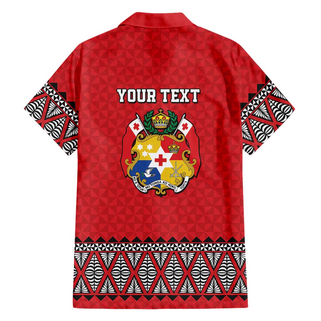 Tonga Heart Tribal Personalised Family Matching Off Shoulder Short Dress and Hawaiian Shirt Polynesian Patterns