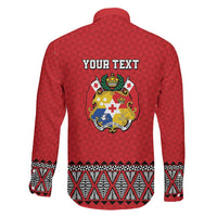Tonga Heart Tribal Personalised Family Matching Off Shoulder Short Dress and Hawaiian Shirt Polynesian Patterns