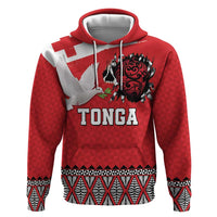Tonga Heart Tribal Personalised Hoodie Polynesian Patterns
