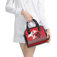 Tonga Heart Tribal Personalised Shoulder Handbag Polynesian Patterns